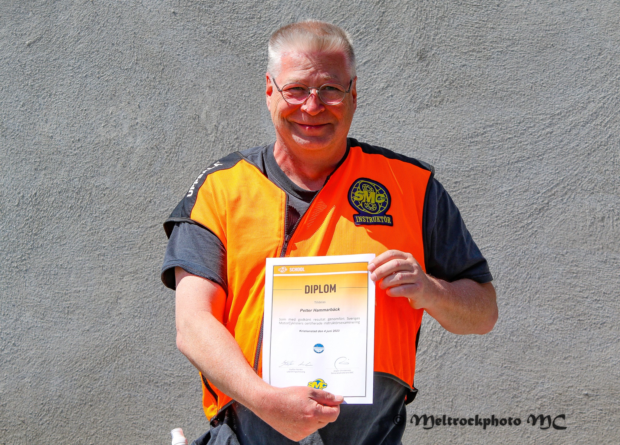 Den 4 juni 2023 examinerades Petter Hammarbäck som SMC-certifierad instruktör.