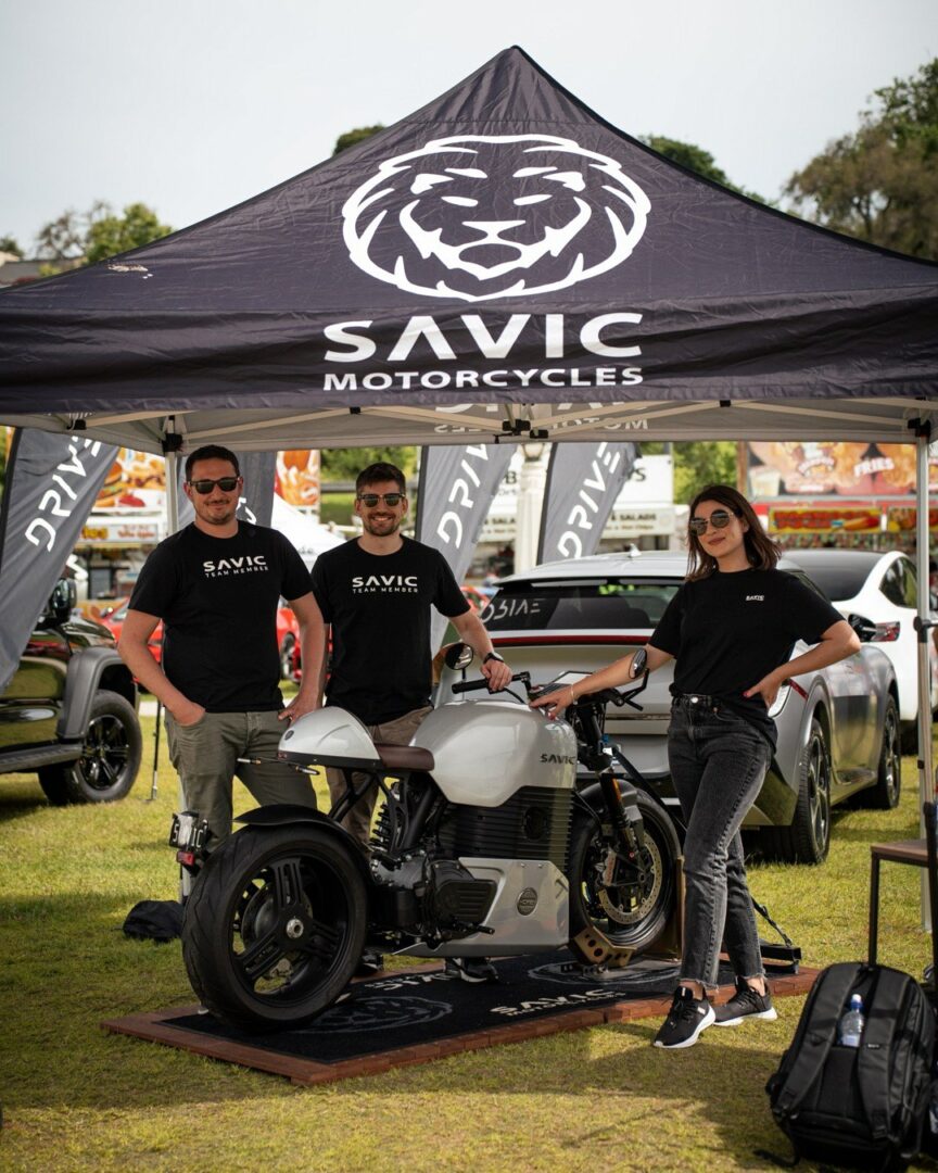 Savic Motorcycles visar upp sina elmotorcyklar i Australien. Foto: Savic Motorcycles.